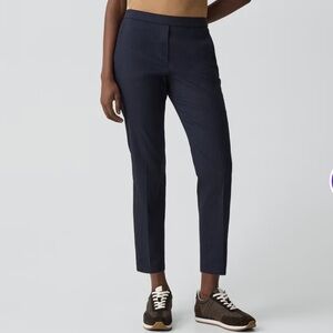 Theory Treeca Straight Ankle Suit Pants